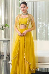 Indowestern Cape Set